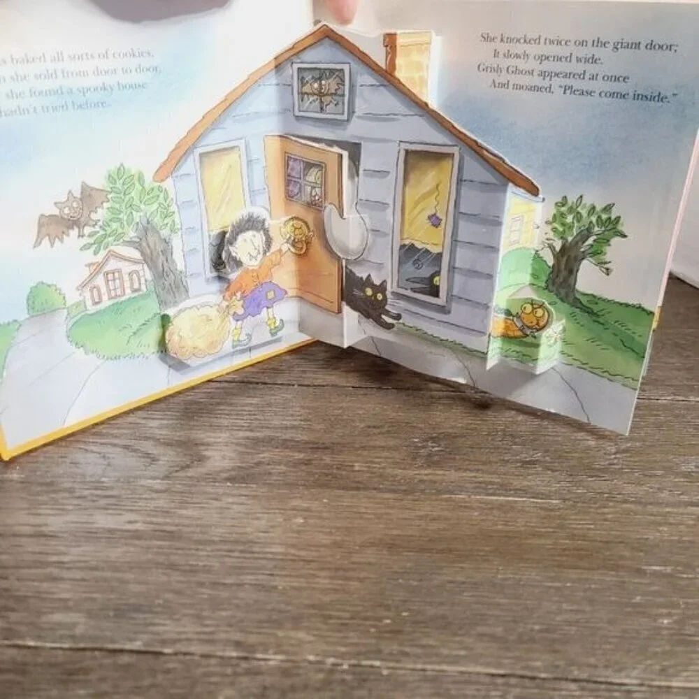 Vintage 1995 A Monster Pop-up Book Haggi's Cookies Halloween Theme